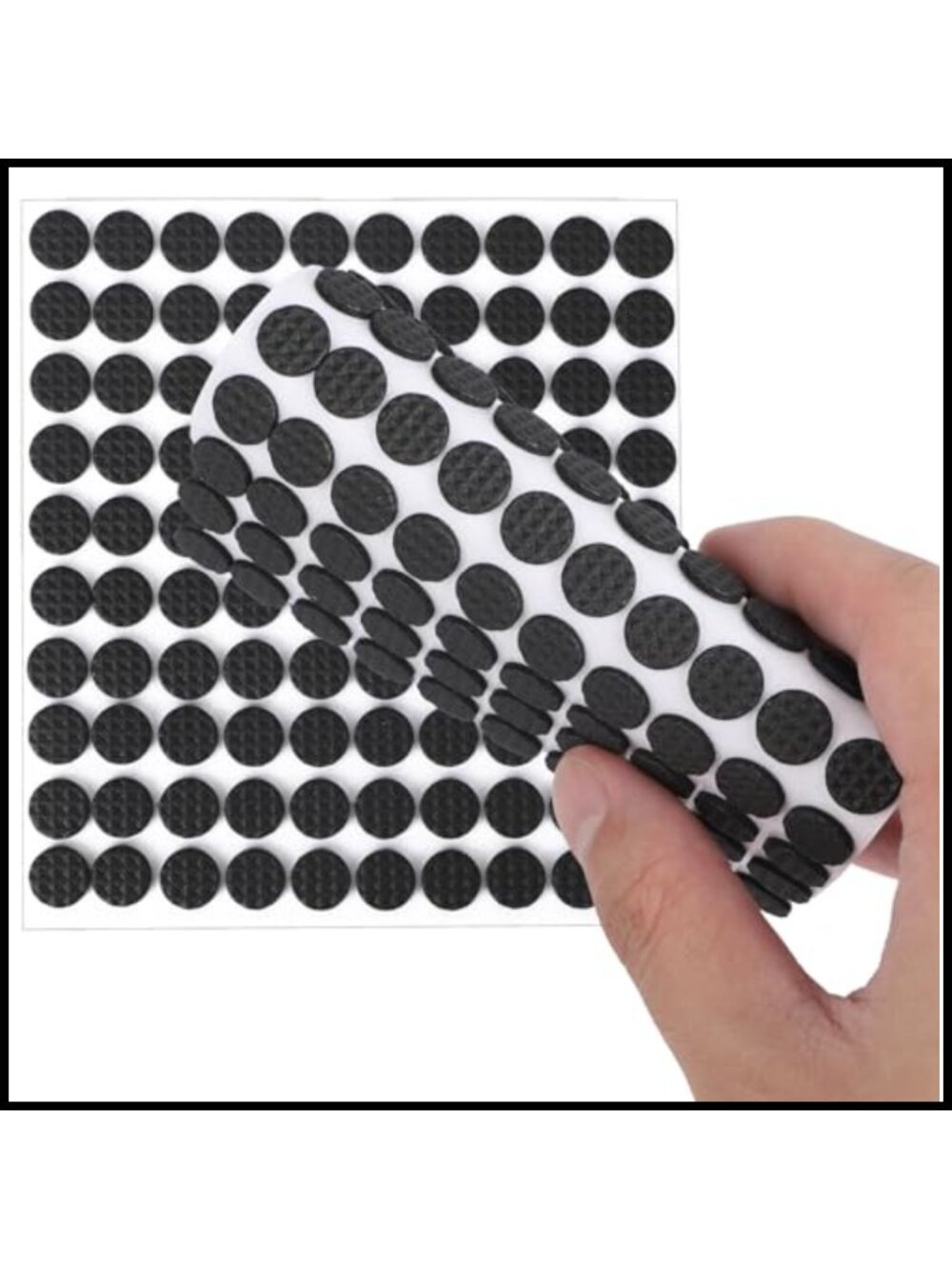 300 Mini Foam Felt Pads Self-Adhesive Furniture Floor Protectors